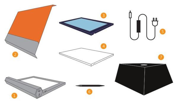 BluPAD 双LED蓝白光照胶台(透射仪)